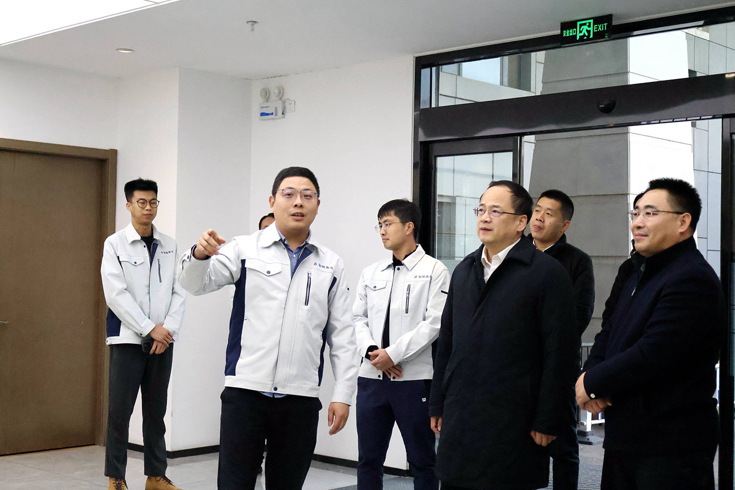 历城区续明区长一行莅临橙子视频走访调研