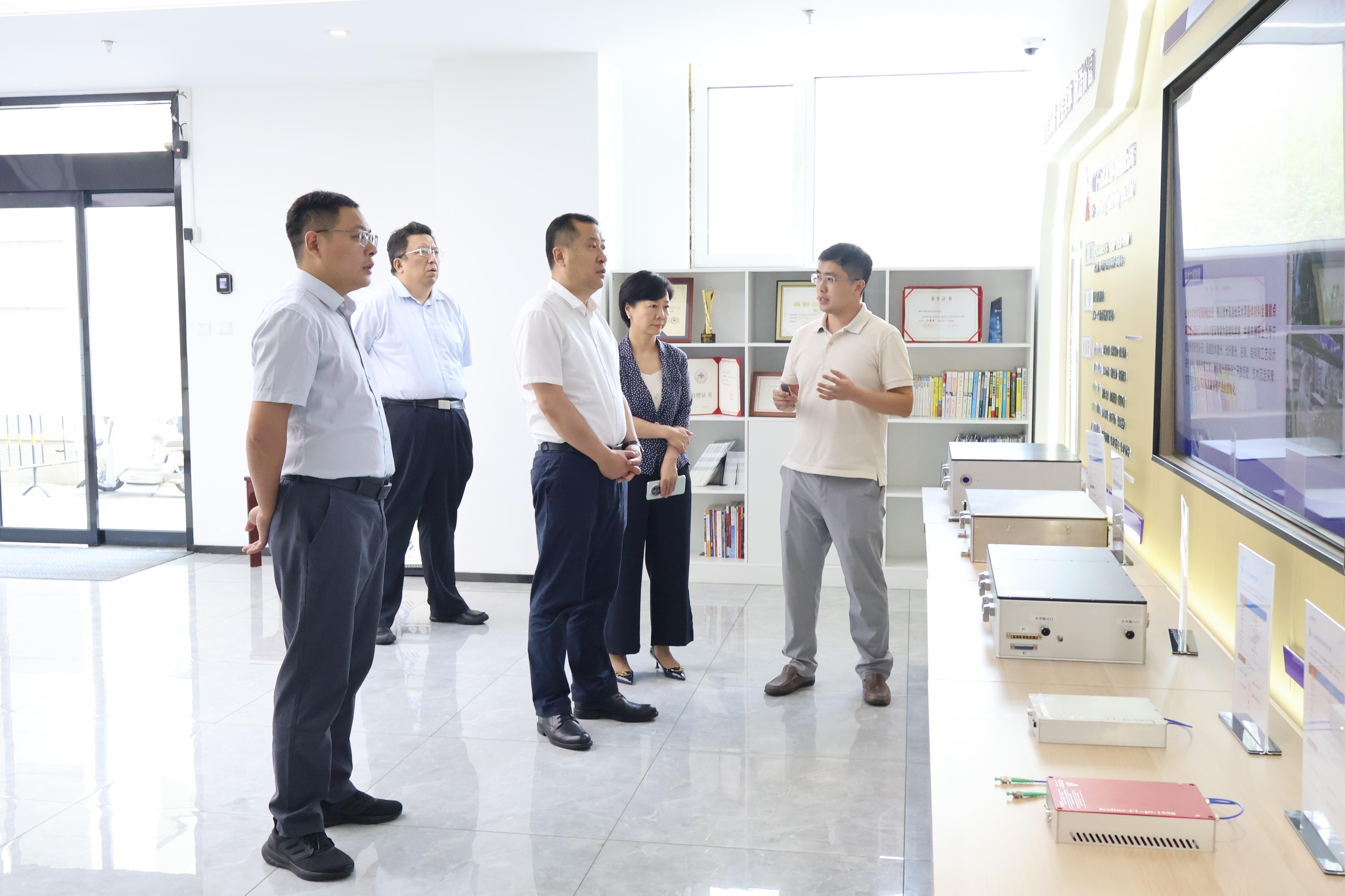 济南市科技局莅临橙子视频考察调研